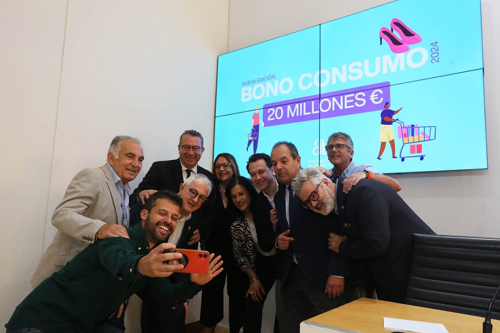 La Diputación activa una nueva campaña de bono consumo con 20 millones